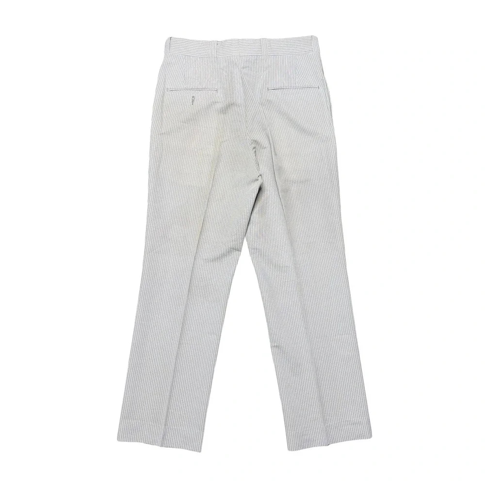 Vintage men's blue pinstriped slacks pants unbranded 32x29‎